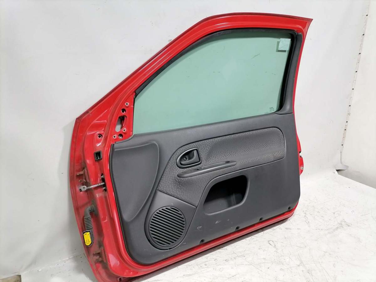 Renault Clio II Campus original Tür rechts OV727 Spanischrot 3 Türer Rohbau BJ10